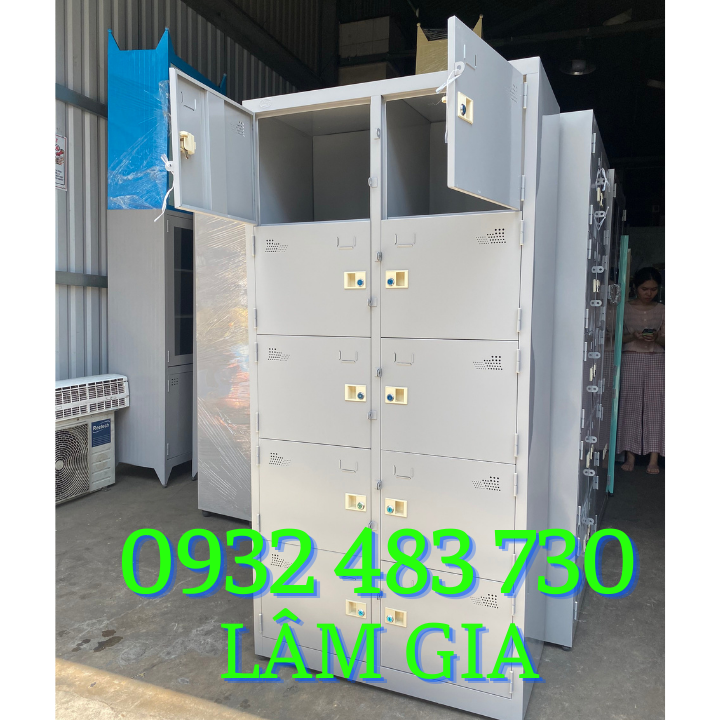 Tủ Hồ Sơ Locker Văn Phòng 10 cửa cao cấp 1m8x90