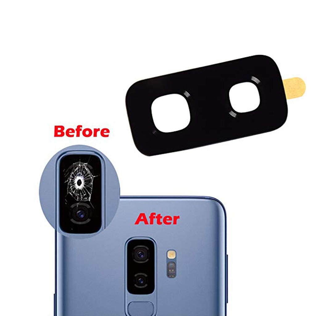 Back Rear Camera Flash Lens Glass Cover For S9 Plus With Tools