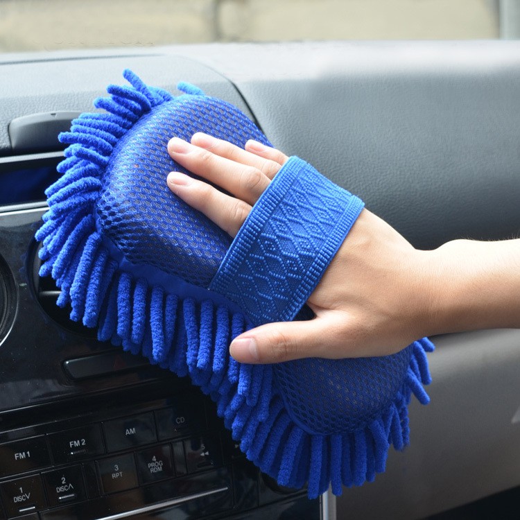 Chổi Đa Năng Lau Bụi, Kiêm Rửa Xe Ô Tô Cao Cấp Dạng Tròn Điều Chỉnh Được Độ Dài Dày Dặn Chất Liệu Siêu Thấm Hút