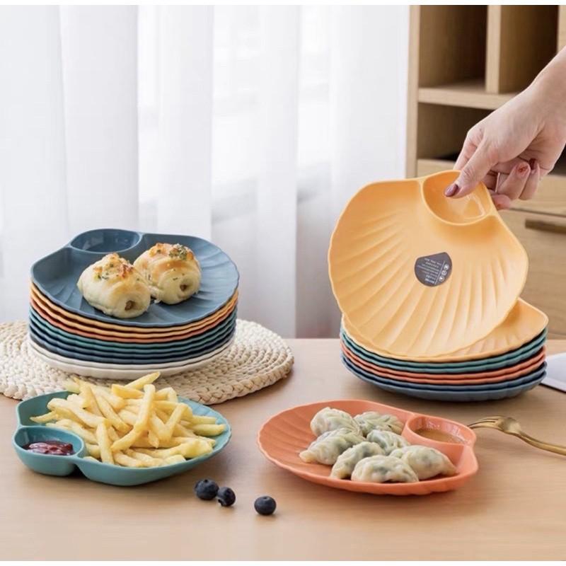 Set 4 Đĩa Đựng Thức Ăn Để Bàn Hình Sò