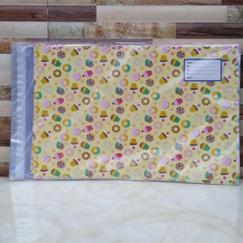Giấy bao tập, vở + nhãn + giấy kiếng