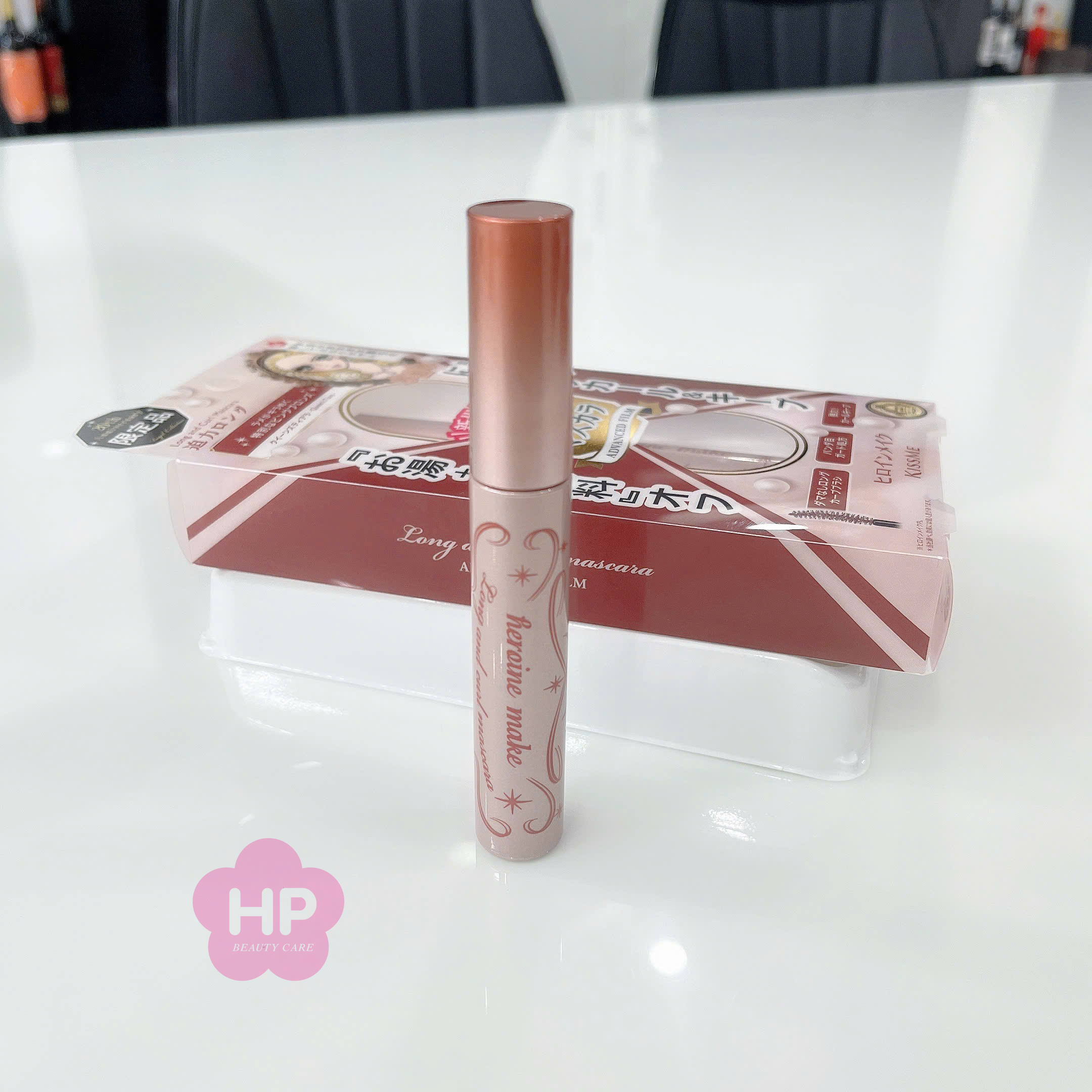 Mascara Dạng Màng Film Giúp Nâng Cong Và Dài Mi Kissme Heroine Make Long &amp; Curl Mascara Advanced Film 6G ( Màu Đồng Ánh Hồng )