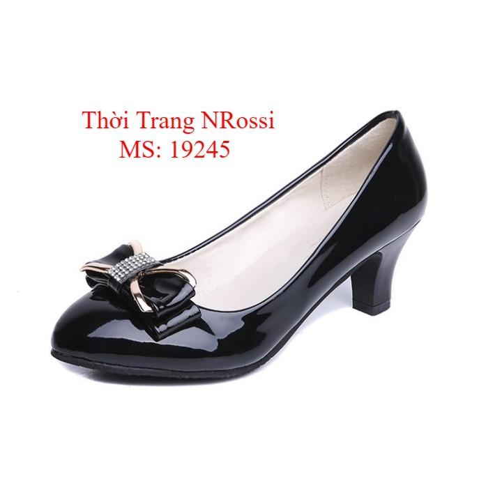 Giày công sở đính khóa xoàn sang trọng size lớn 40 41 42 43