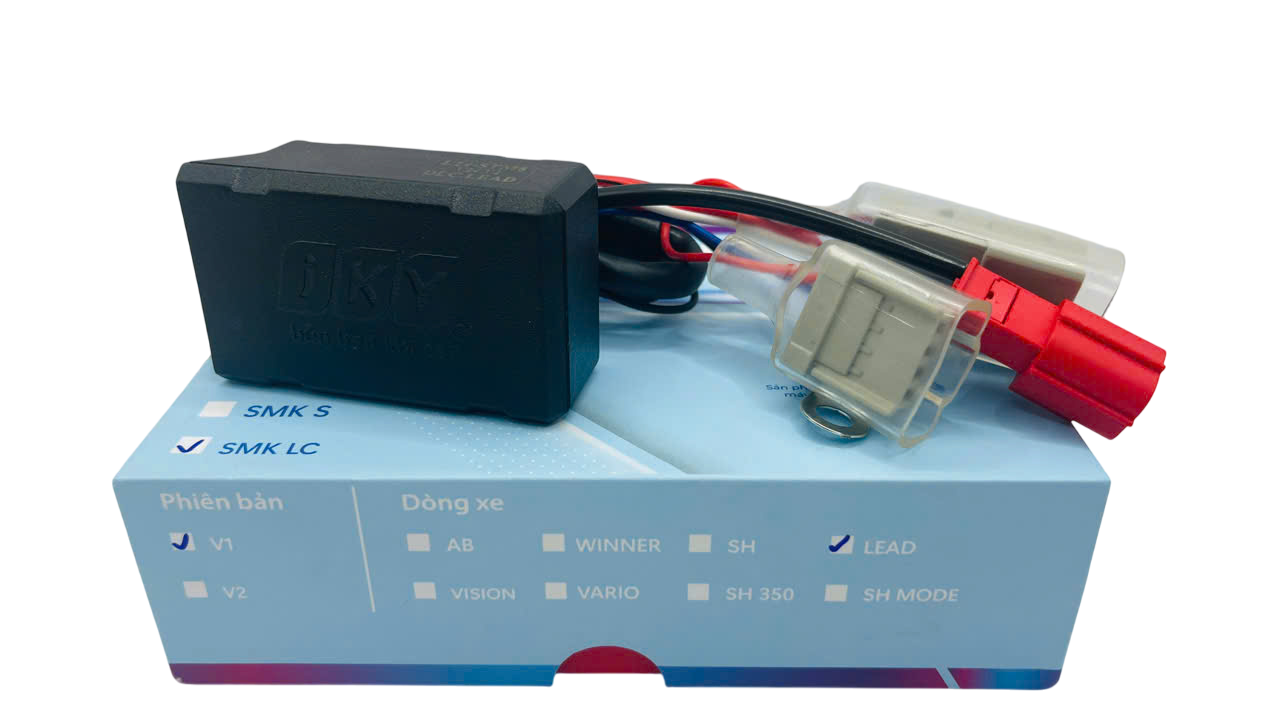 SMARTKEY LC - THIẾT BỊ TÍCH HỢP TÍNH NĂNG CHỐNG HẾT BÌNH CHO XE MÁY