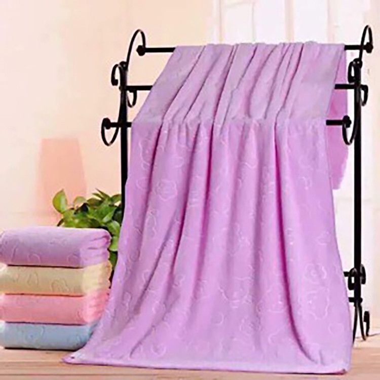 Khăn Tắm Xuất Nhật Khổ Lớn 140 x 70cm, Siêu Thấm Hút, Mềm Mịn, Không Xù Lông Giao Màu Ngẫu Nhiên