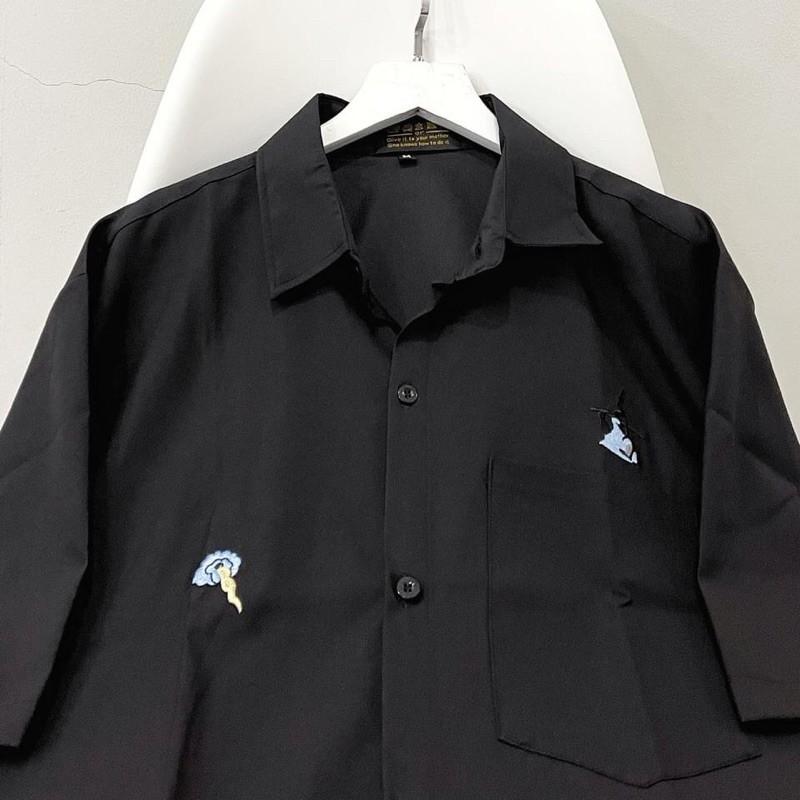 Áo sơmi thêu Bale unisex