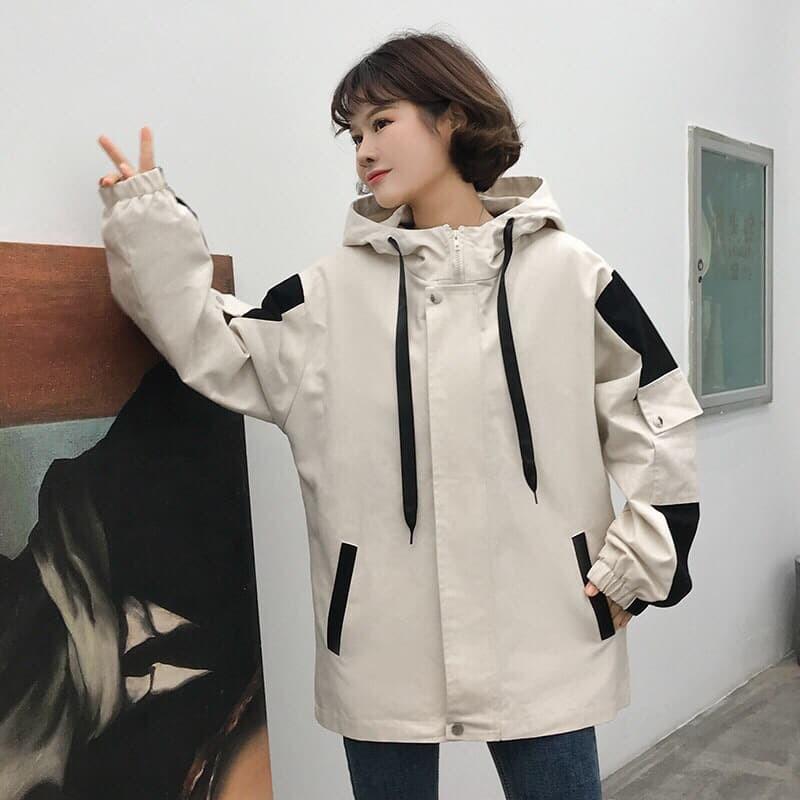 Áo Khoác Kaki TAY phói túi hôp