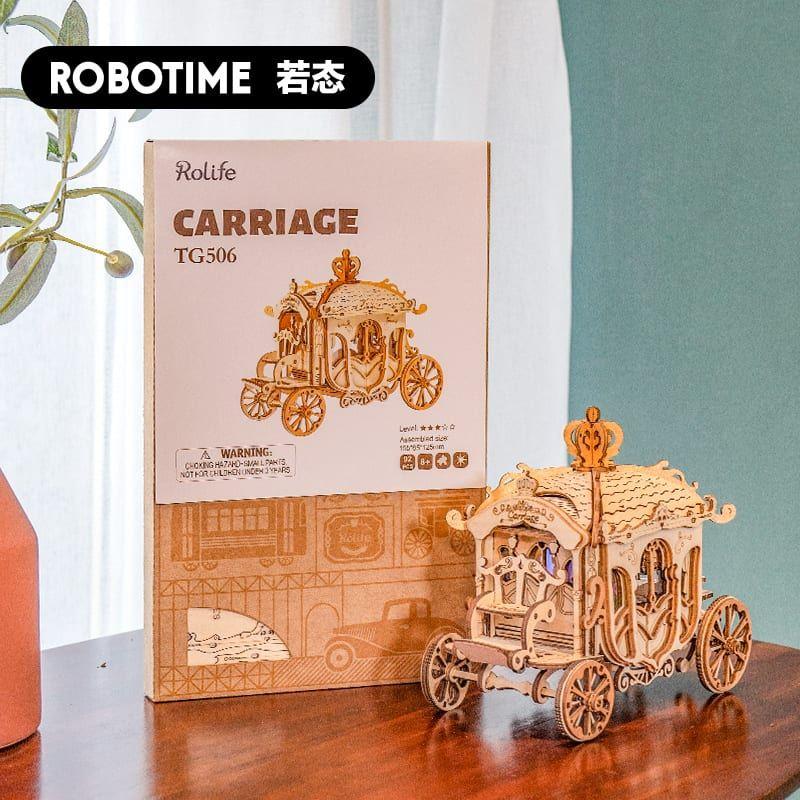 Mô hình gỗ 3D lắp ráp xe ngựa cổ điển Classic Carriage