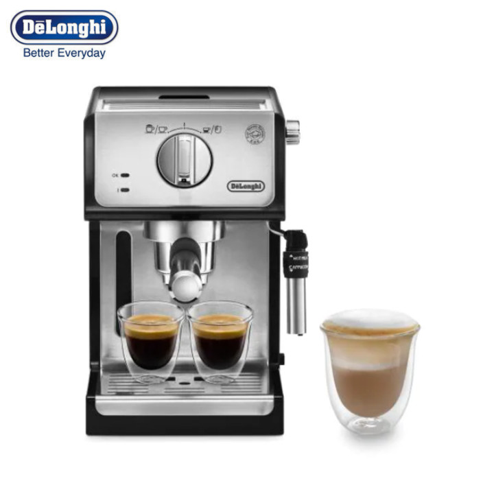 Máy pha cà phê Espresso Delonghi ECP35.31 công suất 1100W, dung tích 1.1 lít - Hàng nhập khẩu