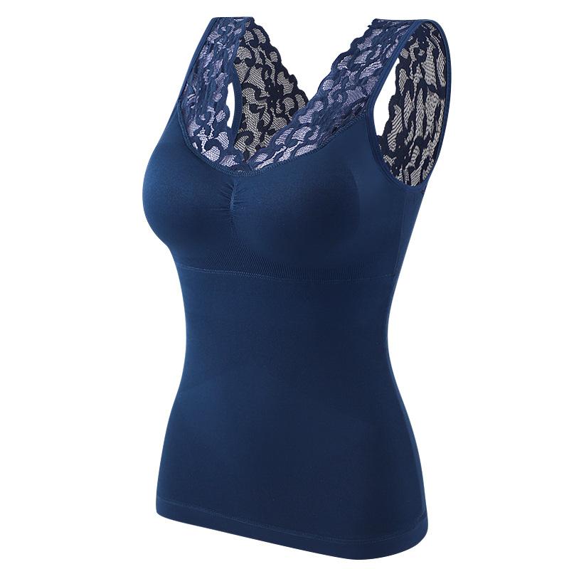 Áo Sinh Nhiệt Nữ Nhiệt Top Áo Vest Nhung Nữ Nhiệt Top Ấm Quần Lót Nữ Mềm Mại Giữ Nhiệt Shir Xe Tăng Với Áo Ngực