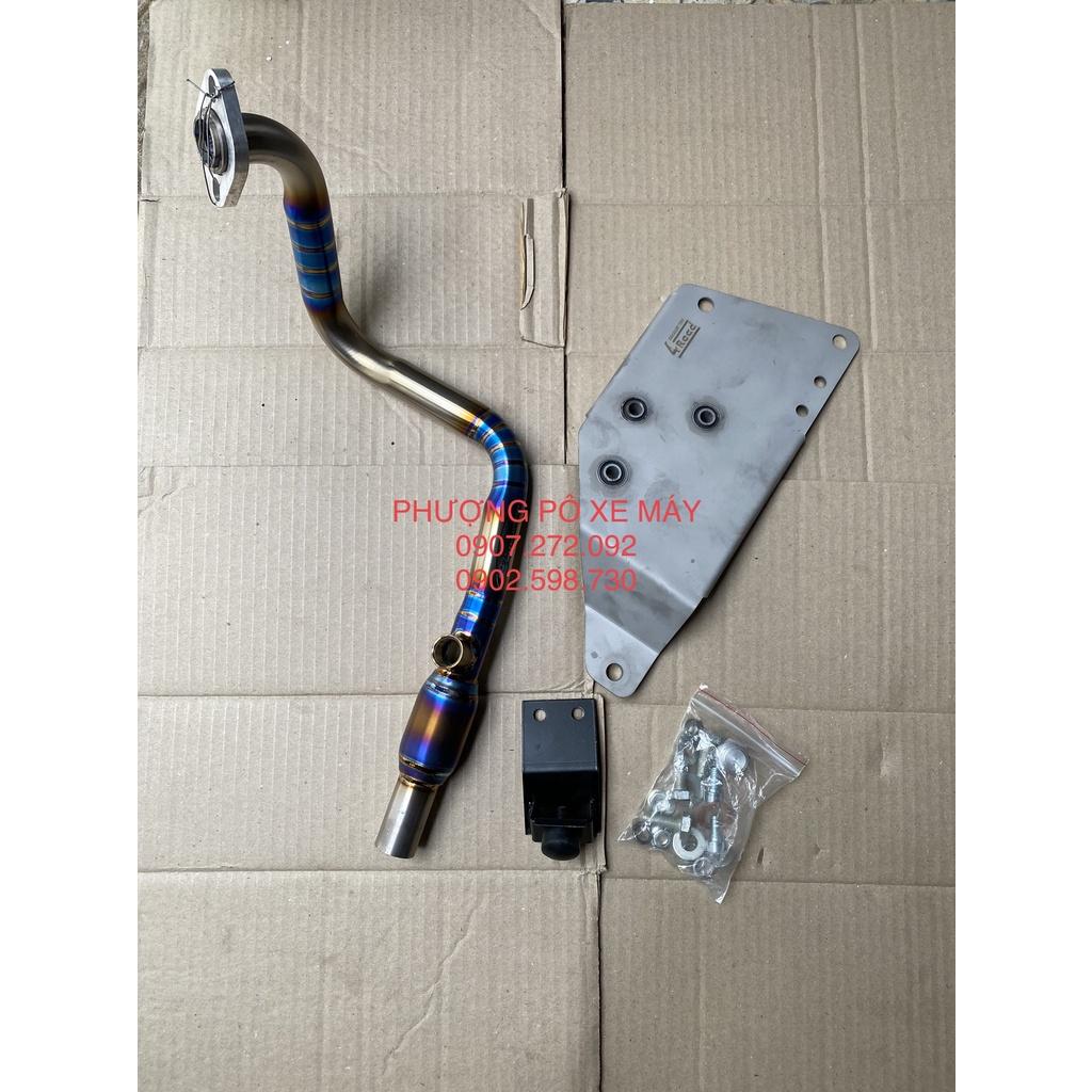 Bộ Cổ titan Xịn+Pas Inox gắn PÔ lon 4road & DranTurismo dành cho SH Ý và DyLan