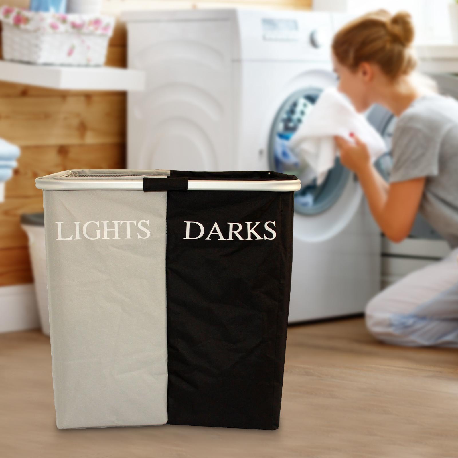 Foldable Laundry Basket Dirty Clothing Storage Bucket