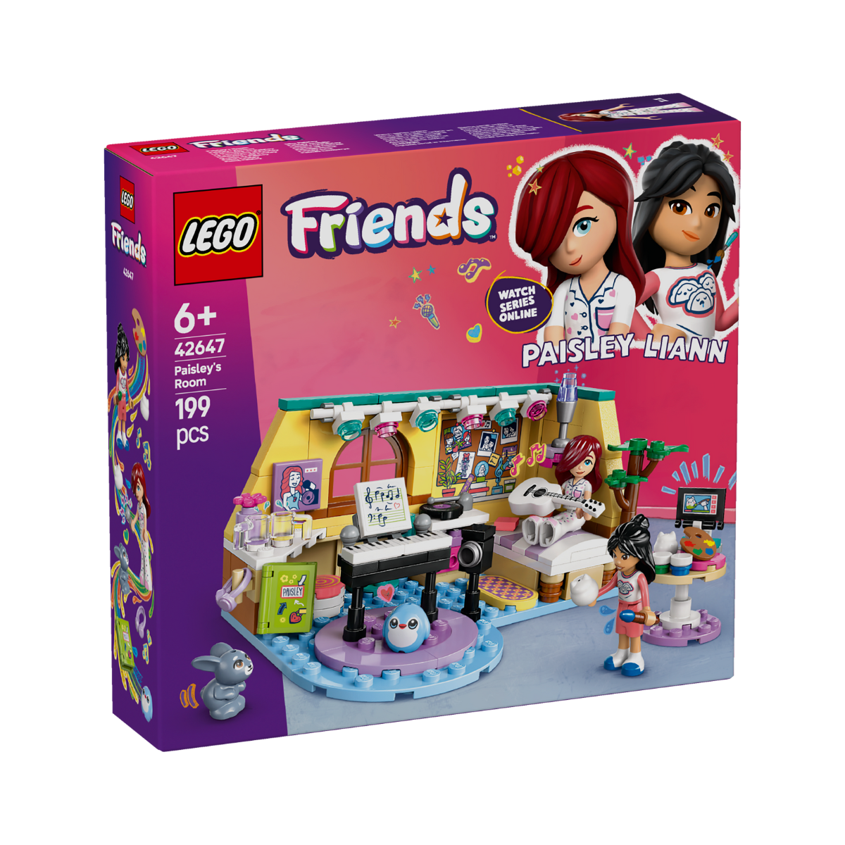 LEGO FRIENDS 42647 Đồ Chơi Lắp Ráp Căn Phòng Của Paisley (199 Chi Tiết)