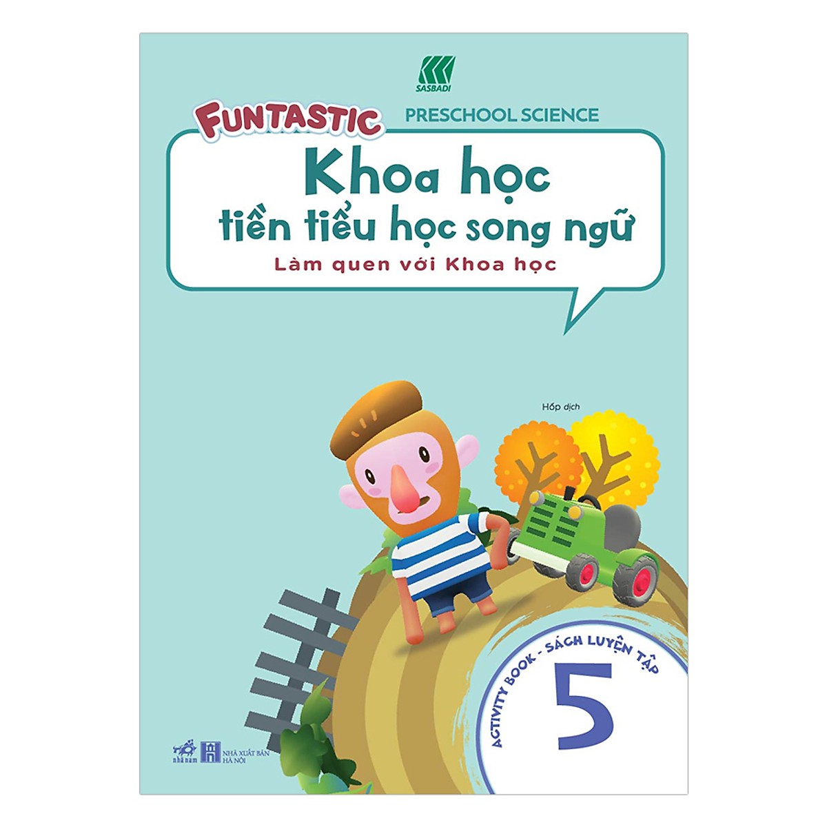 Trọn bộ 12 cuốn Khoa Học Tiền Tiểu Học Song Ngữ: Sách Học - Sách Luyện Tập