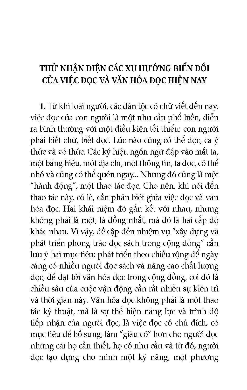 Mấy Vấn Đề Về Xuất Bản Và Văn Hoá Đọc Việt Nam Hiện Nay