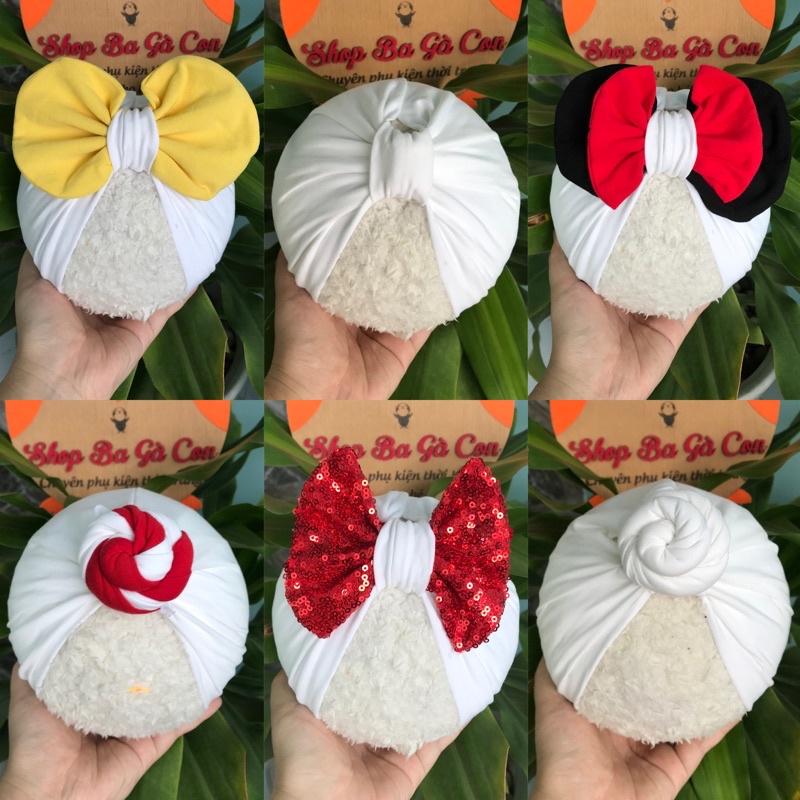 Mũ turban cho bé shop ba gà con