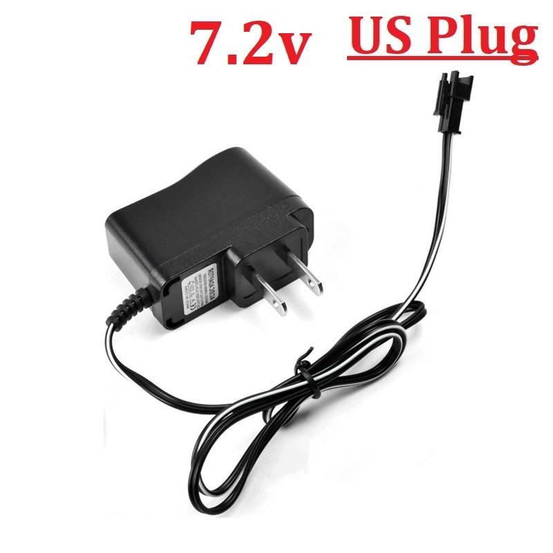 7.2v 4200mAh Pin Nimh AA Cho đồ chơi Rc Ô tô Xe tăng Robot Súng Gói Pin 3000mah được nâng cấp cho Thuyền Rc 7.2V Có thể sạc lại Màu sắc: Bộ sạc 7.2v