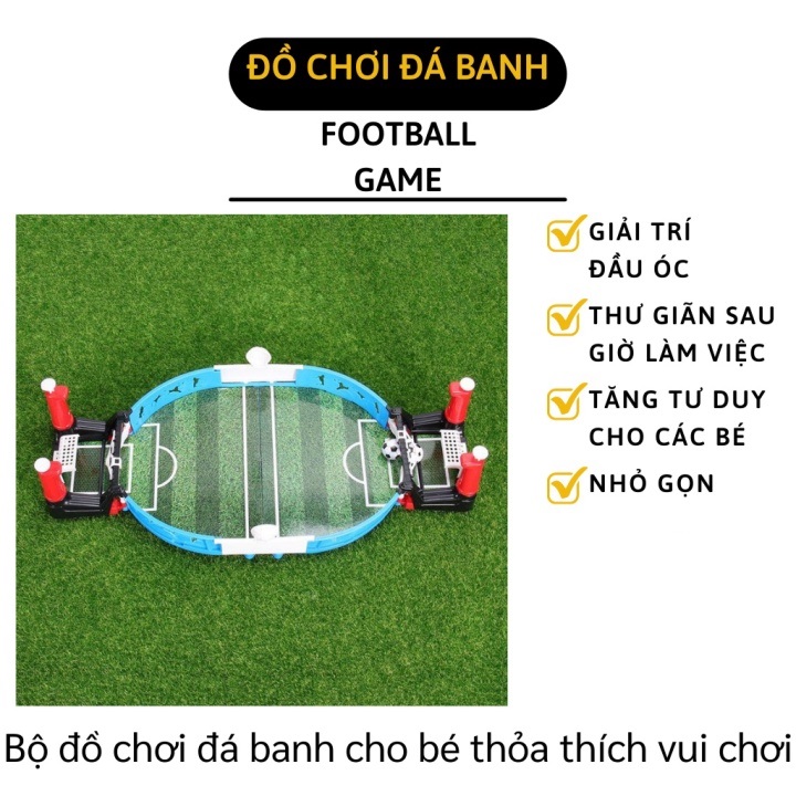 Đồ chơi sân bóng đá cầm tay đối kháng kèm 2 bóng cho bé