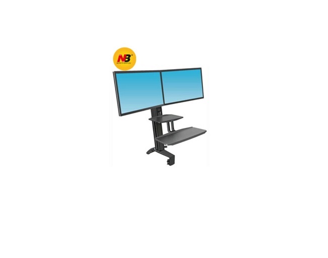 Giá treo gắn bàn 2 LCD North Bayou L100 Hàng chính hãng - ZAMACO AUDIO