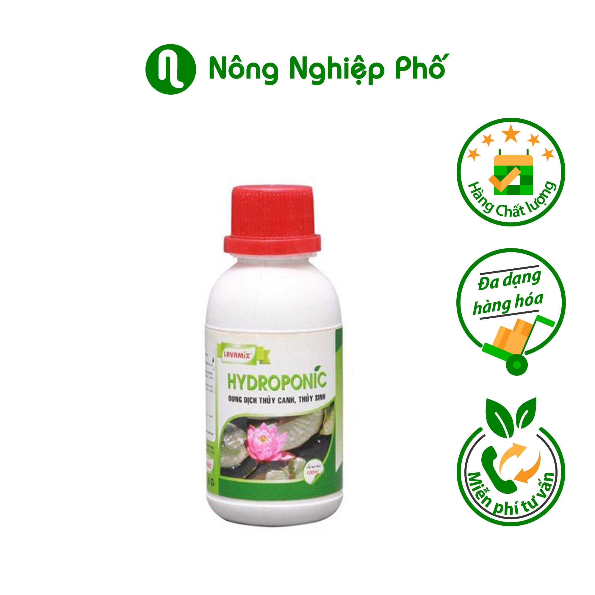 Dung dịch thủy sinh, thủy canh Hydroponic một chai tiện lợi, dễ dàng, nhanh chóng, hiệu quả