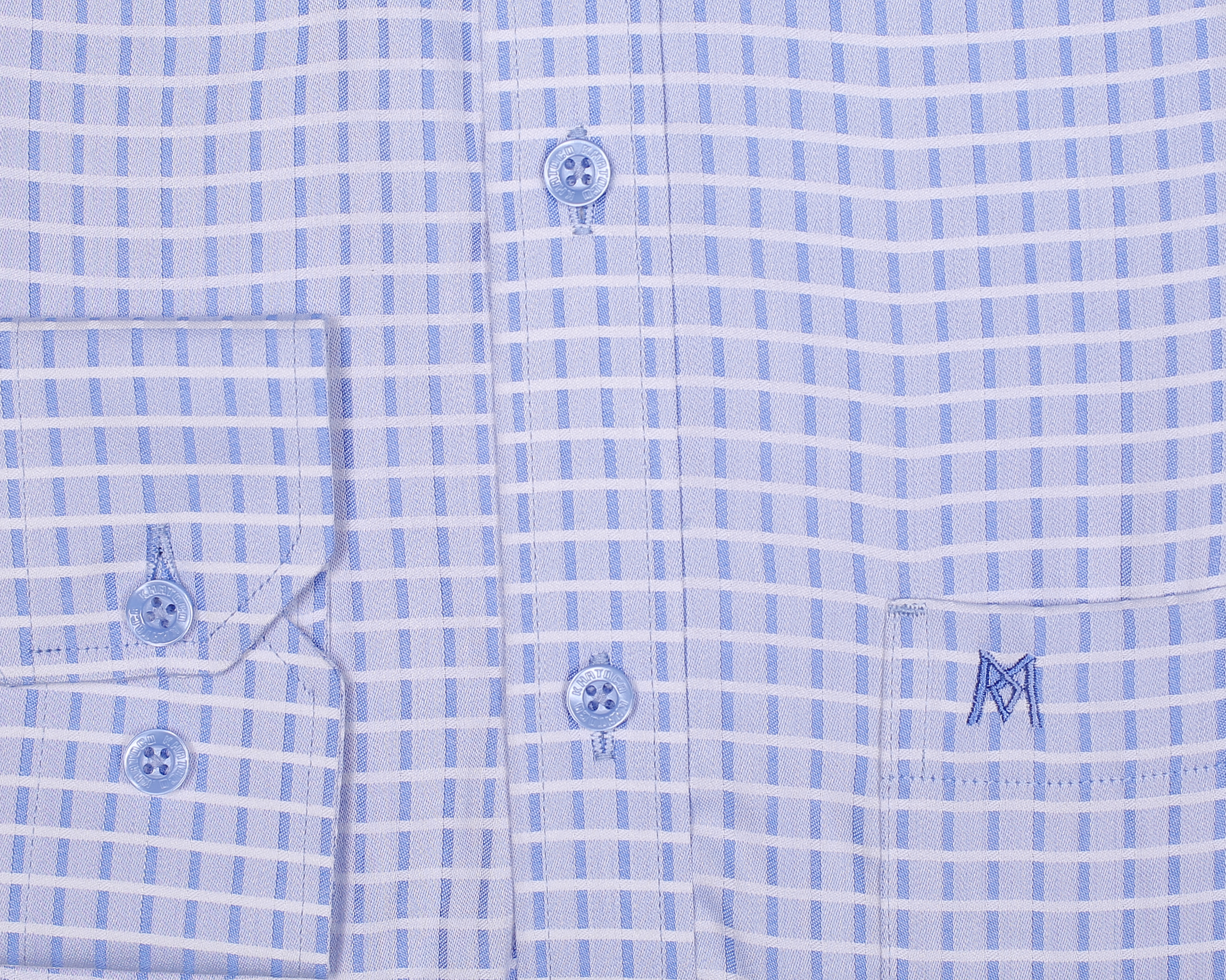 Áo sơ mi nam tay dài form suông Khatoco A1MD468T1-CNCR041-2407-D