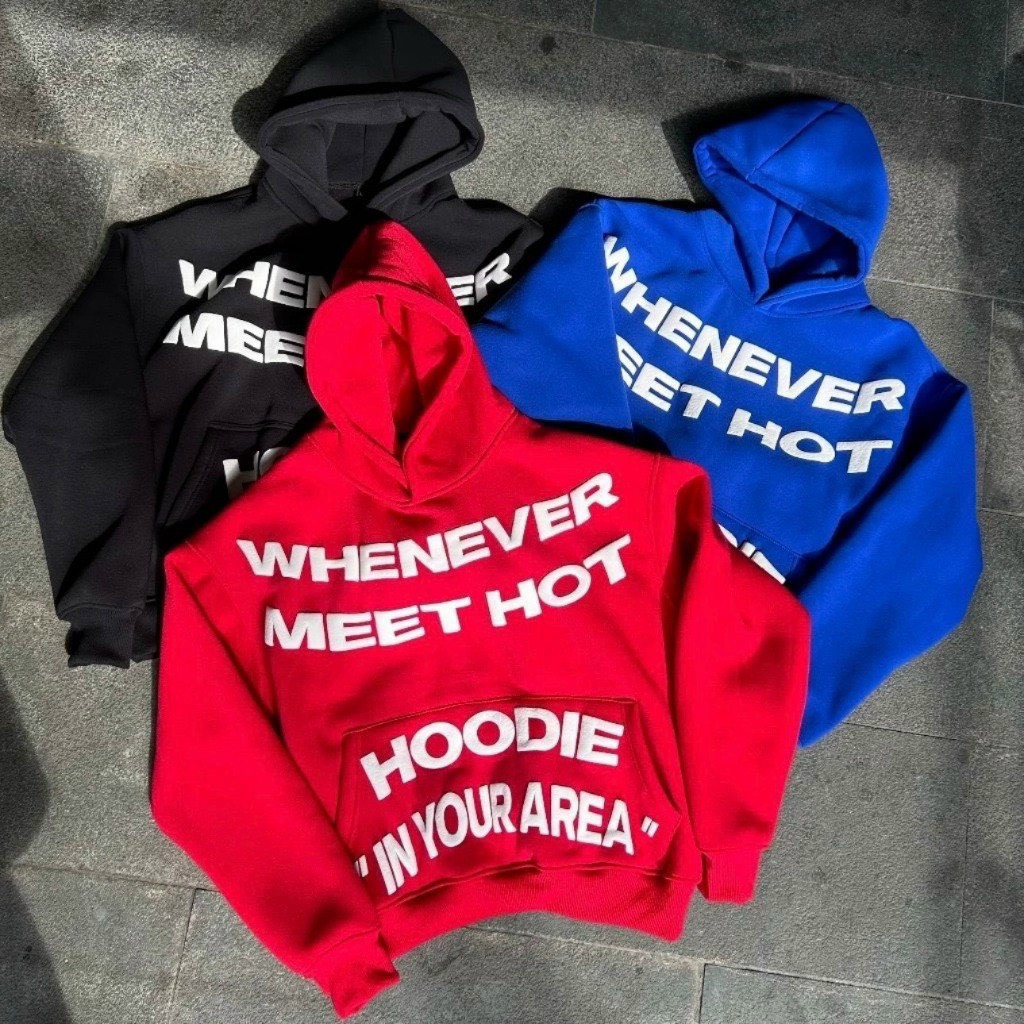 Áo Khoác Nỉ  Hoodie Inn Chữ  Nổi Form Rộng Nón To, Phong Cách Hottrend