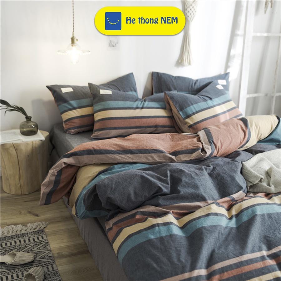 Ga Giường 5 Món Trọn Bộ Cotton Tici SERENA Cao Cấp Chuẩn Khách Sạn 5 Sao