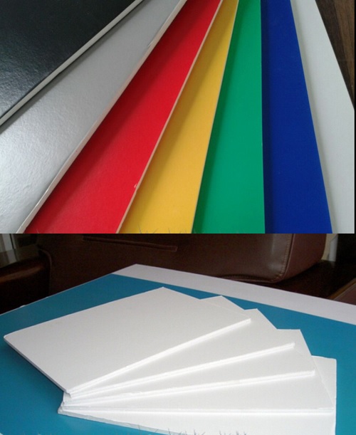 Xốp màu KT, xốp cứng kích cỡ 90cm * 120cm * 5mm để chế tạo