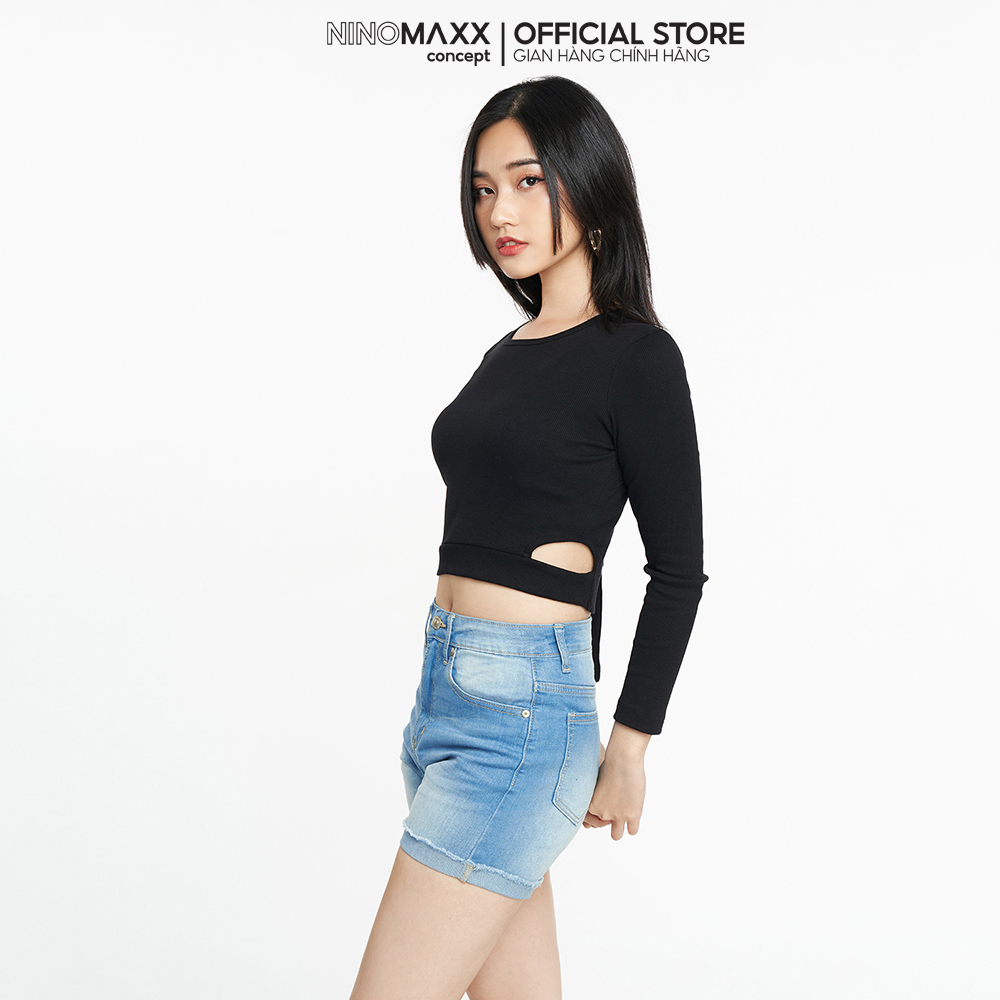 SWEET SIXTEEN Áo Thun Croptop Nữ cotton Rib 2206007