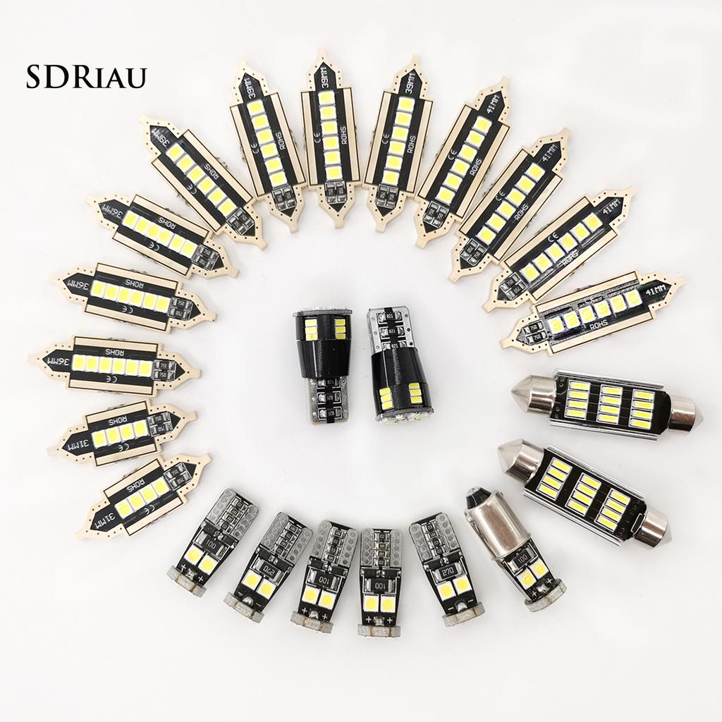 23 Bóng Đèn Led T10 / 3030 / 3014 Cho Bmw E60 E90 F10 F30 Golf 4 / 7