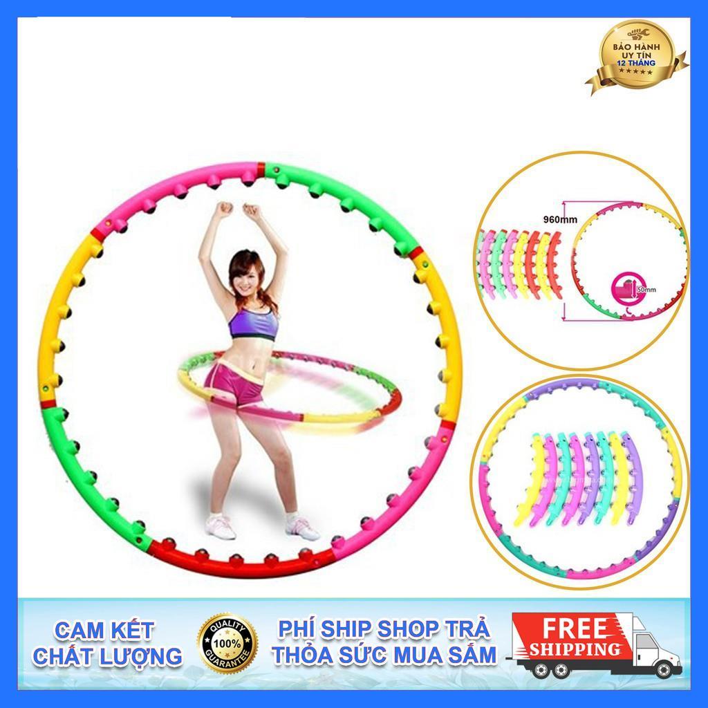 Vòng Lắc Eo Hula Hoop, Vòng Lắc Eo Giảm Mỡ Bụng, Thon Eo