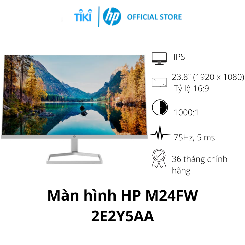 Màn hình HP M24FW 2E2Y5AA 23.8Inch 75Hz IPS - Hàng Chính Hãng