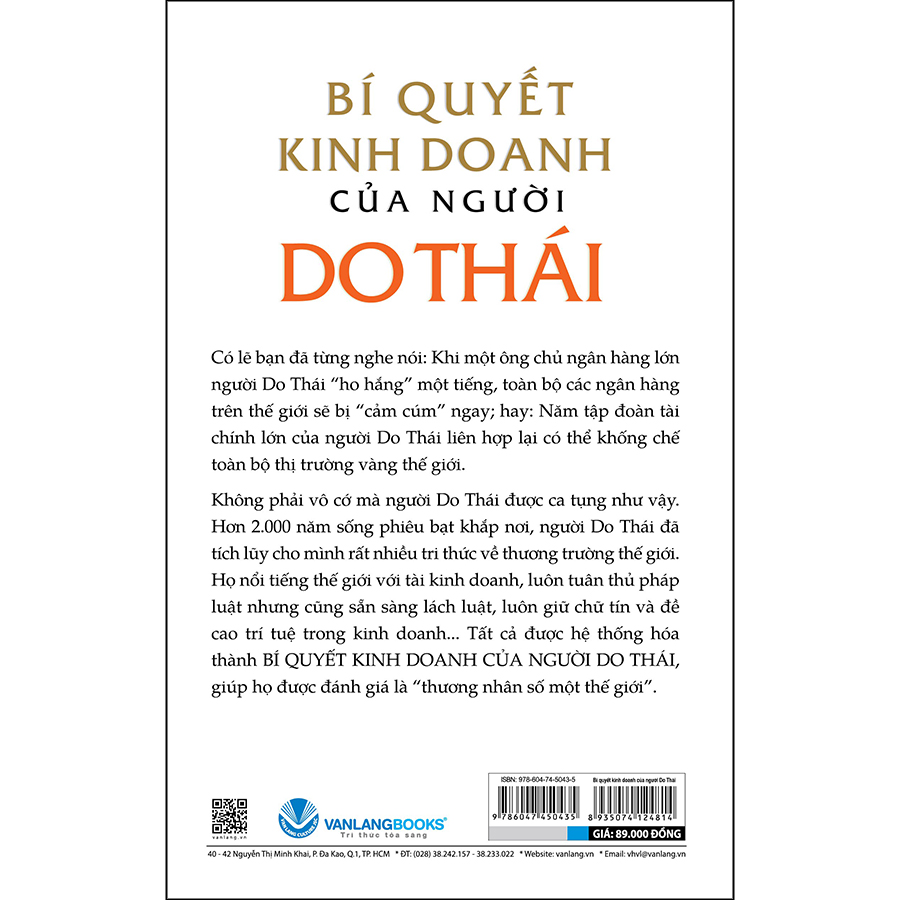 Bí Quyết Kinh Doanh Của Người Do Thái (Tái Bản)