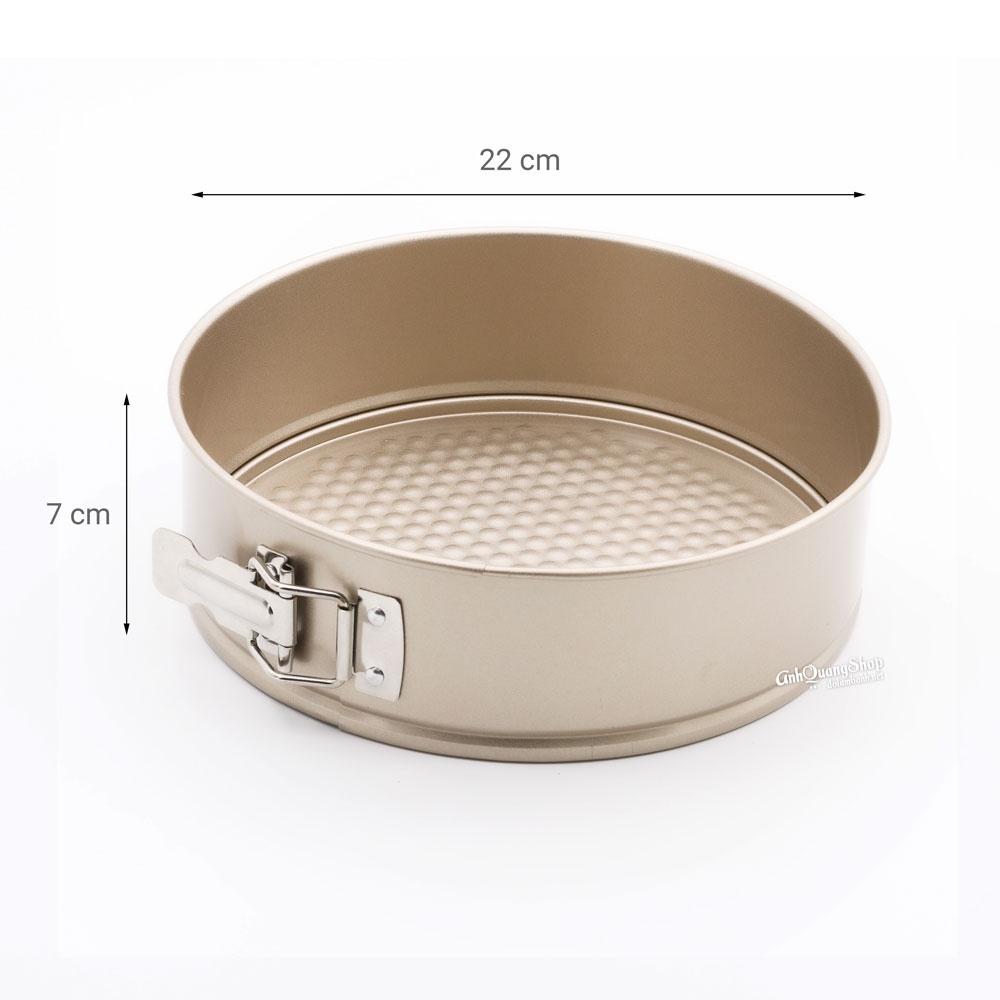 Khuôn tròn đáy rời có khóa Springform 18cm , 20cm , 22cm