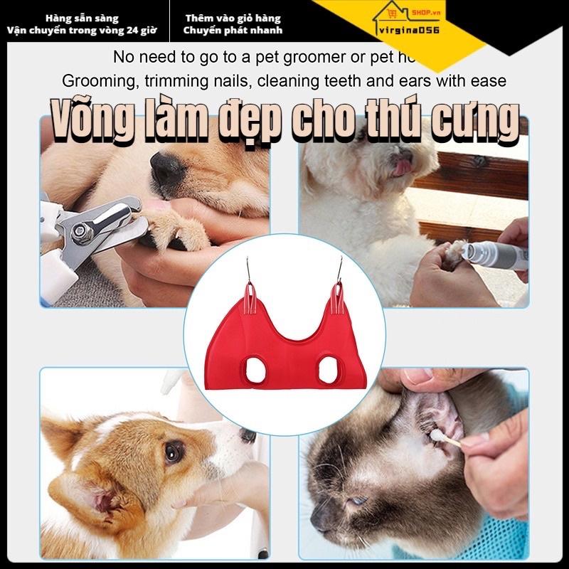 Võng treo dùng trong grooming spa, Móc treo cắt móng tay rửa tai phụ trợ vật nuôi vật nuôi / chó mèo