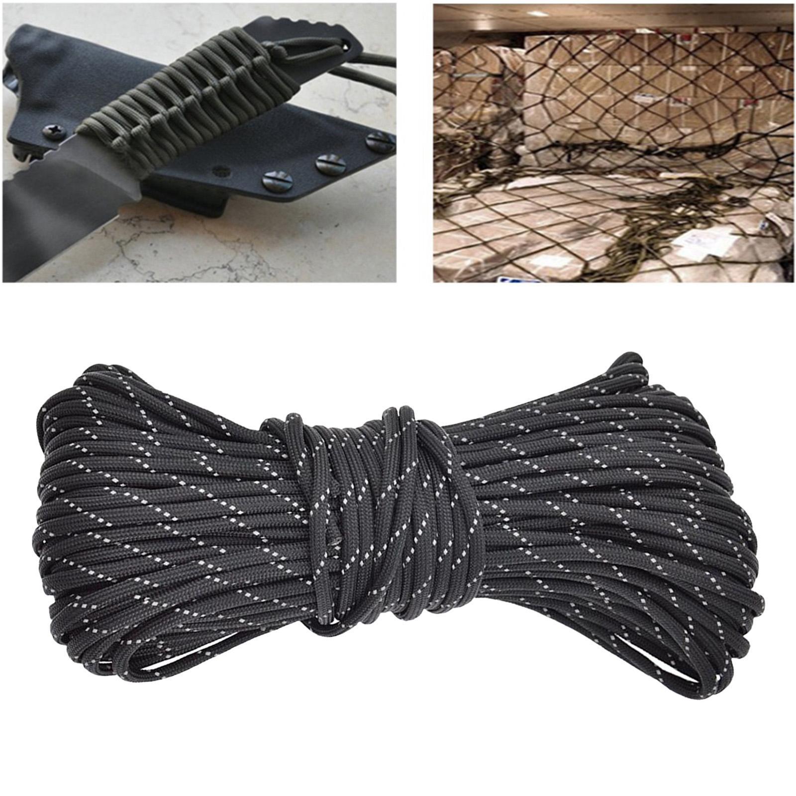 31m Survival Paracord Parachute Fire Cord Survival Ropes , 9 Stand Cores Outdoor Rope