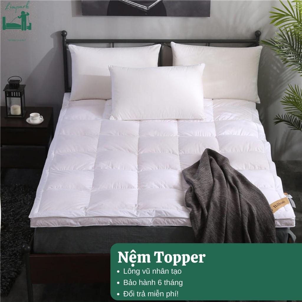 Nệm topper - Đệm tăng tiện nghi cao cấp,tiêu chuẩn khách sạn 5 sao,Bảo Hành Lỗi 1 Đổi 1-LIMPARK