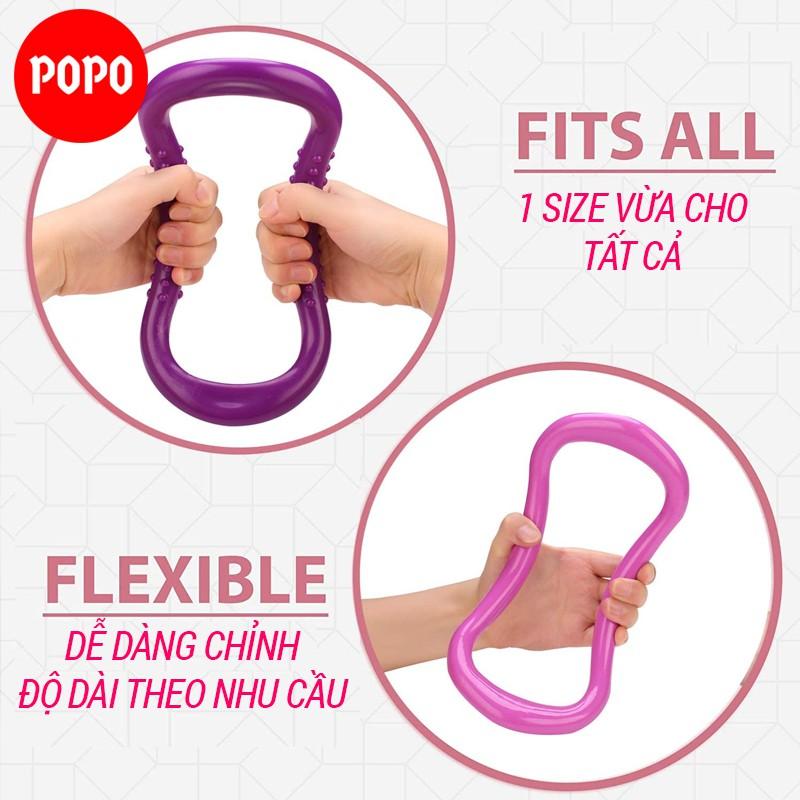 Vòng tập yoga Myring POPO YGR5 dụng cụ tập săn chắc giảm mỡ vai tay mở vai massage