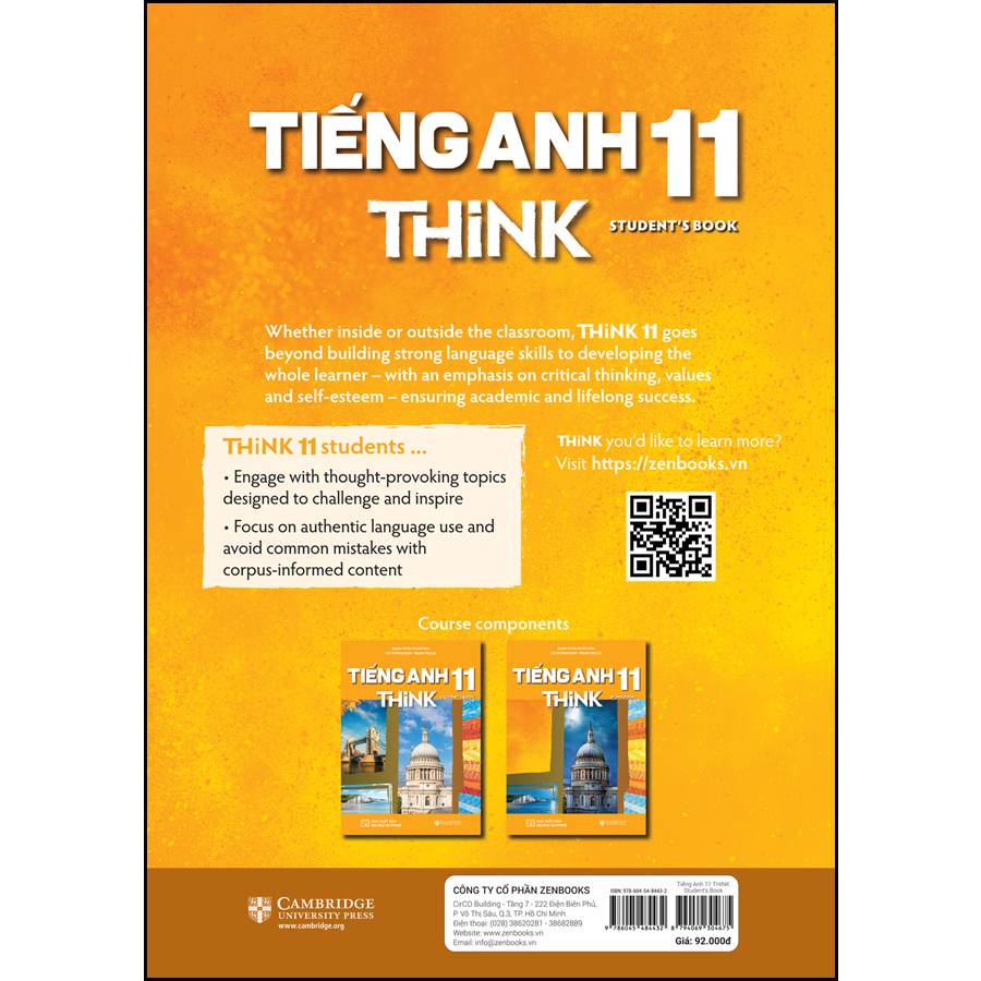 Sách Giáo Khoa Tiếng Anh 11 THiNK (Student’s Book)