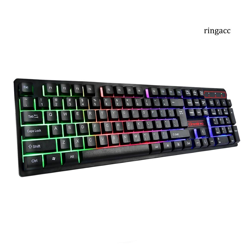 Bàn Phím Cơ Gaming Y604 Có Dây Có Đèn Nền Dành Cho Máy Tính Laptop
