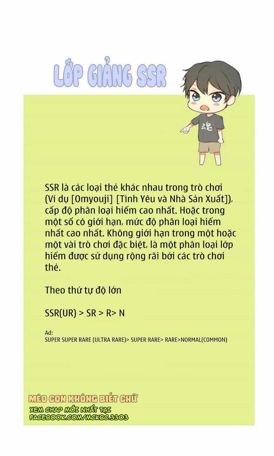 không có ssr làm sao để yêu chapter 0 12