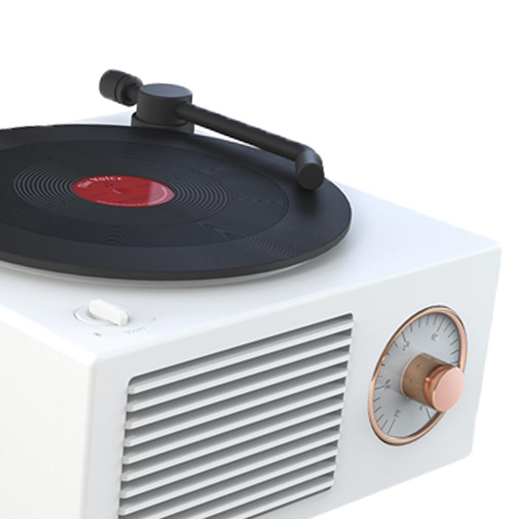 Multifunction Audio WirelESS Turntable Bluetooth White
