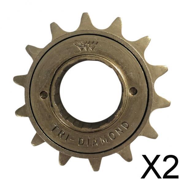 2xBicycle Freewheel 14T Teeth 34MM Single Speed Freewheel Flywheel Sprocket