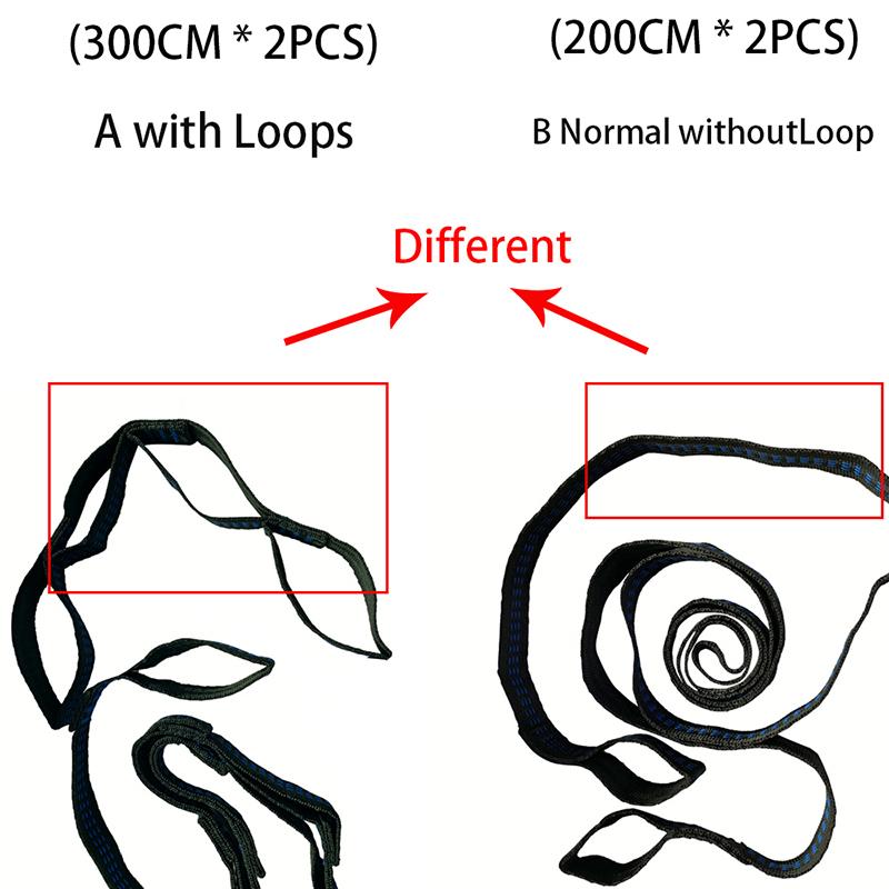 Có Thể Điều Chỉnh 2 Chiếc Võng Dây Đeo Dây Dây 300Cm Cây Treo Trên Không Dự Phòng Một Phần 200KG Tải Trọng Ngoài Trời Yoga Cắm Trại võng Với Khóa