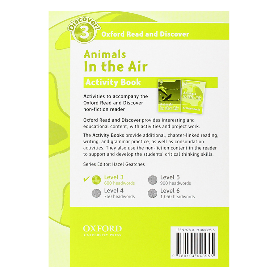 Oxford Read and Discover 3: Animals In the Air Activity Book