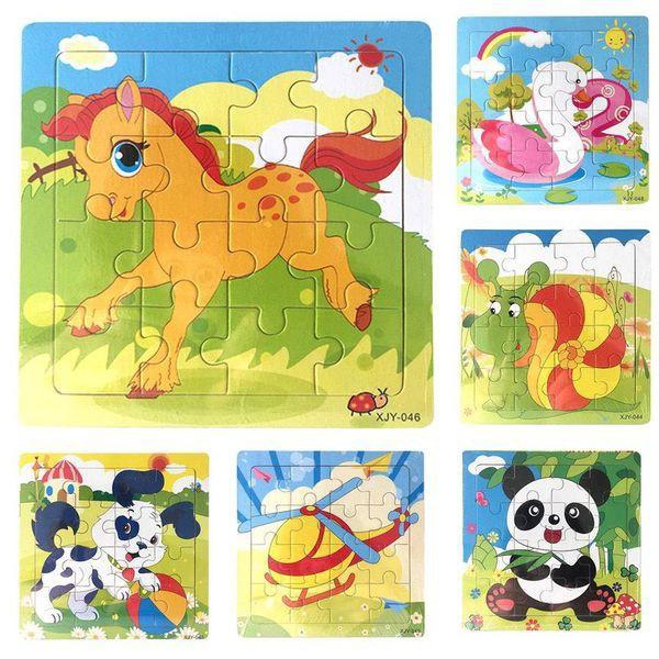 ĐỒ CHƠI XẾP HÌNH GỖ PUZZLE 16, 20 MIẾNG CHO BÉ LOẠI ĐẸP