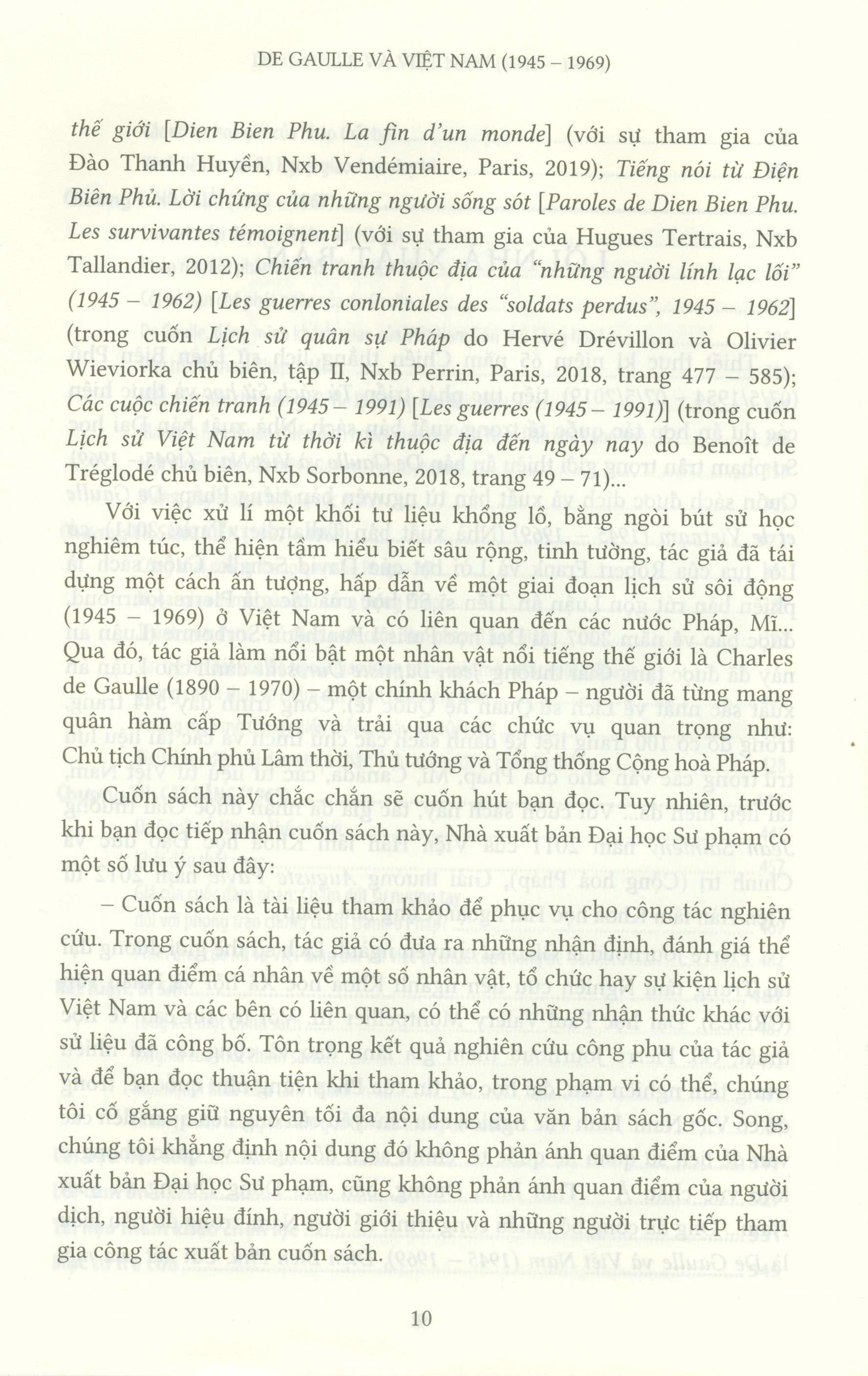 De Gaulle Và Việt Nam (1945-1969)