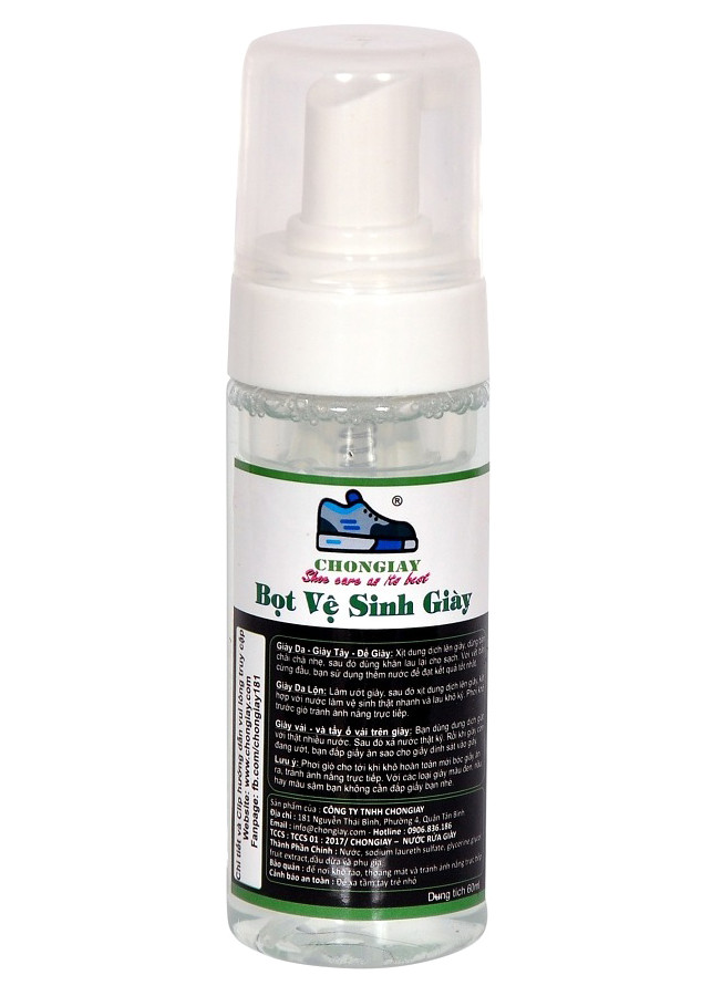 Bọt Vệ Sinh Giày (150ml) + Tằng Kèm Bàn Chải