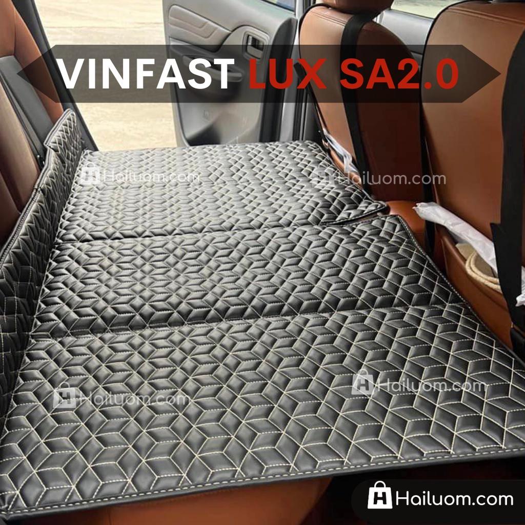 Đệm Nằm ô tô VINFAST LUX SA2.0 - Thiết kế 4 Khay Dọc Trợ Lực - Đệm không bơm như đệm hơi ô tô