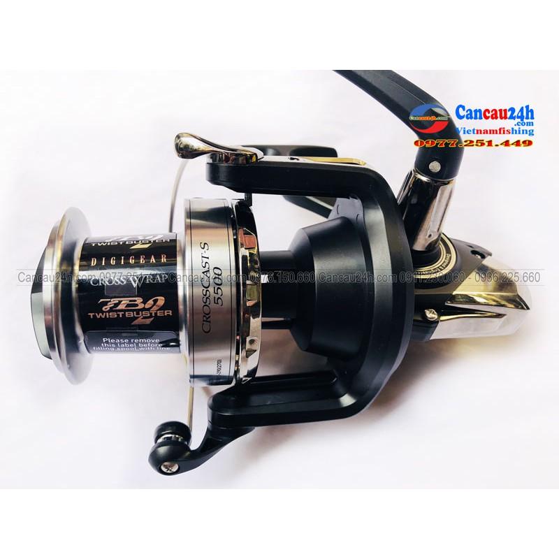 Máy câu cá Daiwa Crosscast - S 5500, máy câu Crosscast 5500